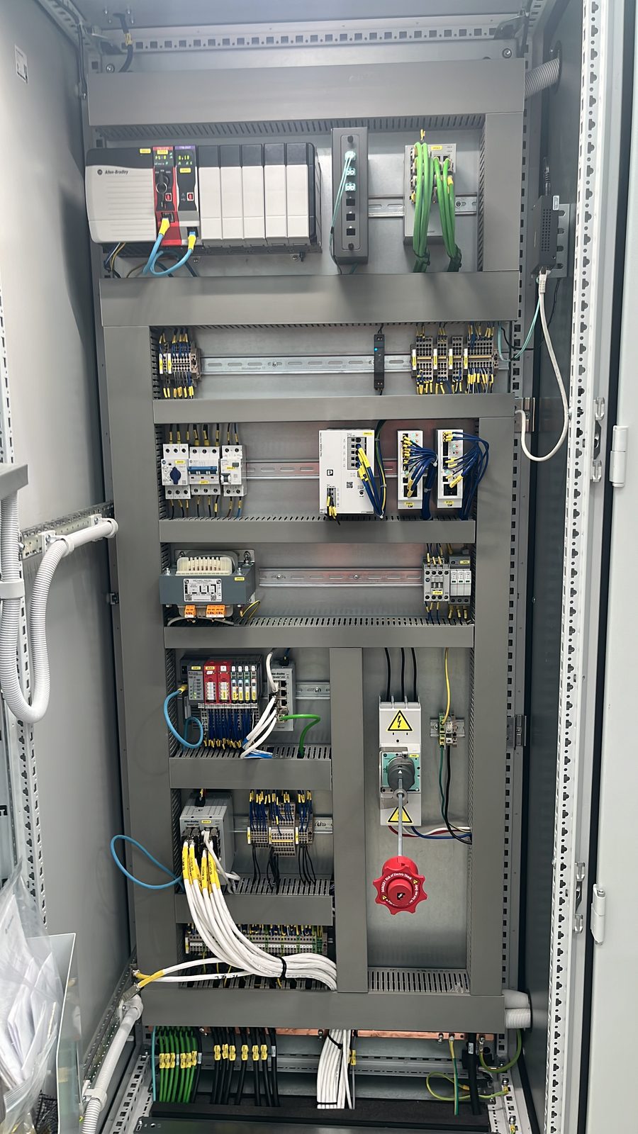 Industrial control panel wiring